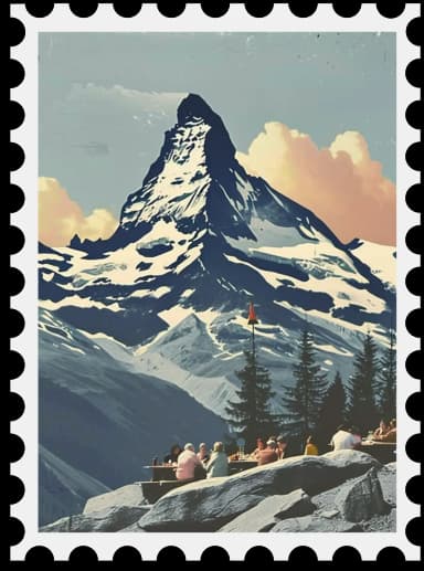 Post Mark of Matterhorn