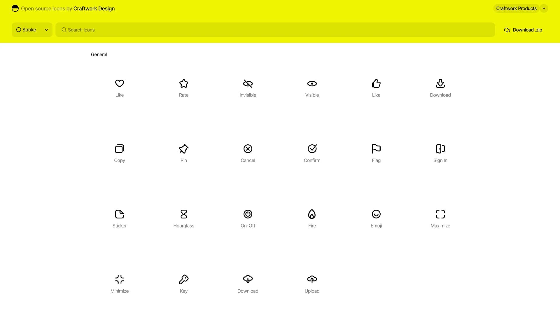 Craftwork Design Icons