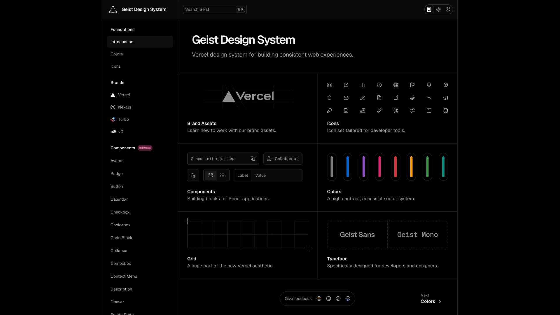 Geist Design System